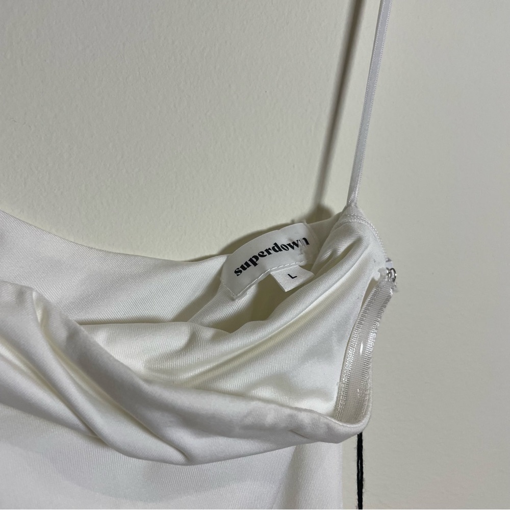 Revolve Superdown Electra Cut Out Mini Dress in White - NWT - Size Large - Picture 7 of 9